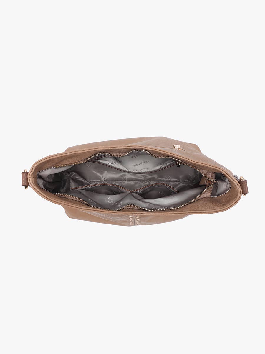 Emery Hobo Crossbody Bag - Khaki/Brown - Raymond's Hallmark