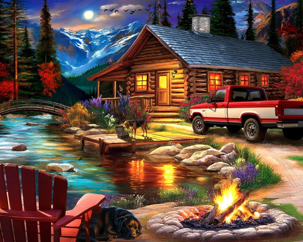 Cabin On The Creek-500 - Raymond's Hallmark