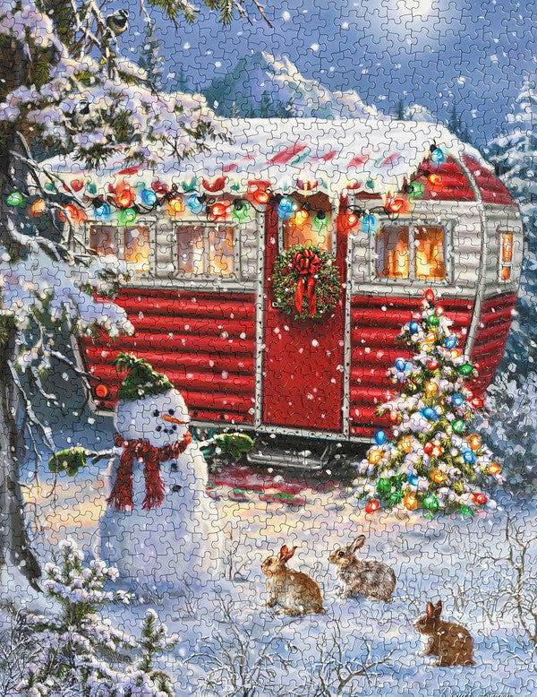 Snowy Retreat - 1000 Piece Jigsaw Puzzle - Raymond's Hallmark