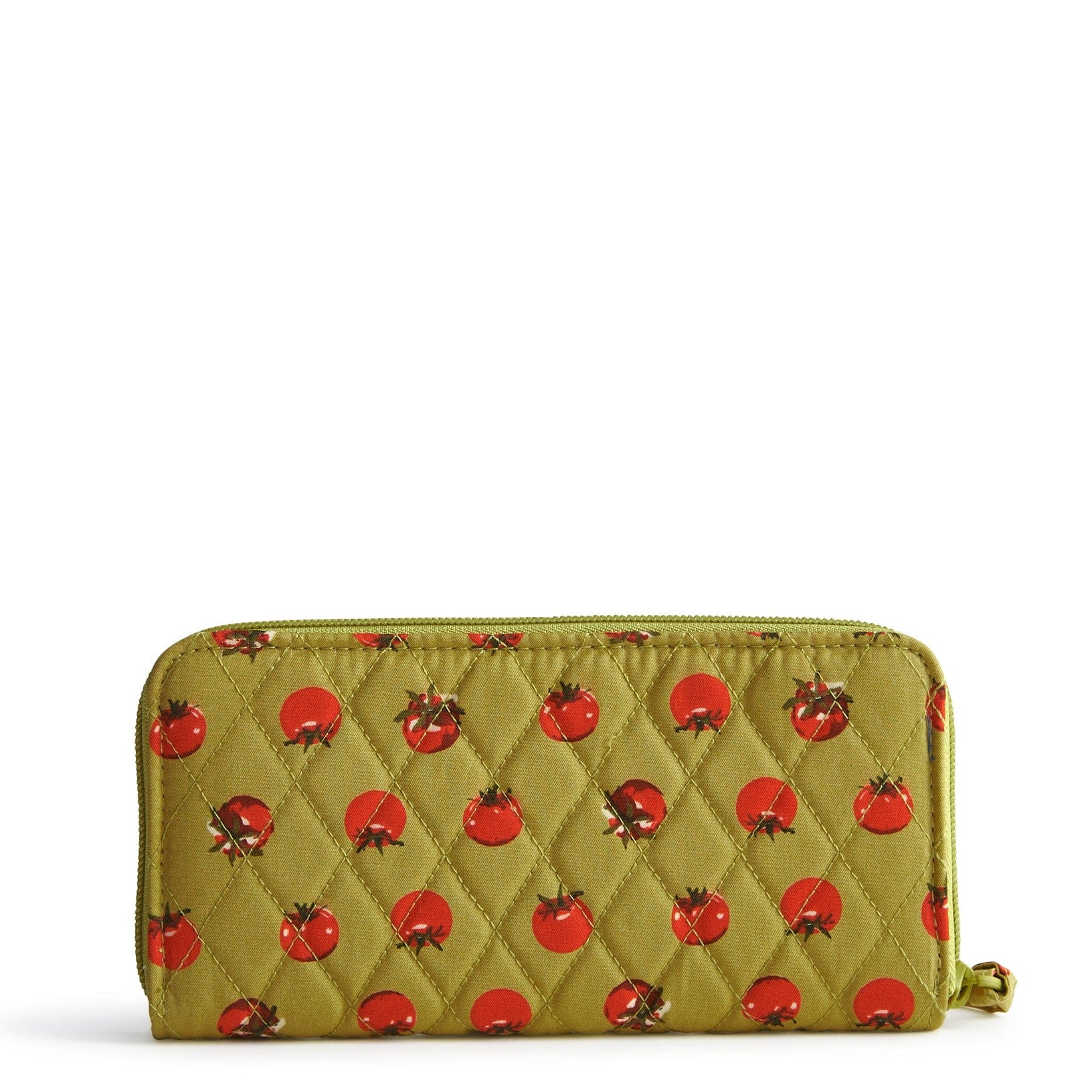 Continental Wallet in Tiny Tomatoes Palm - Raymond's Hallmark