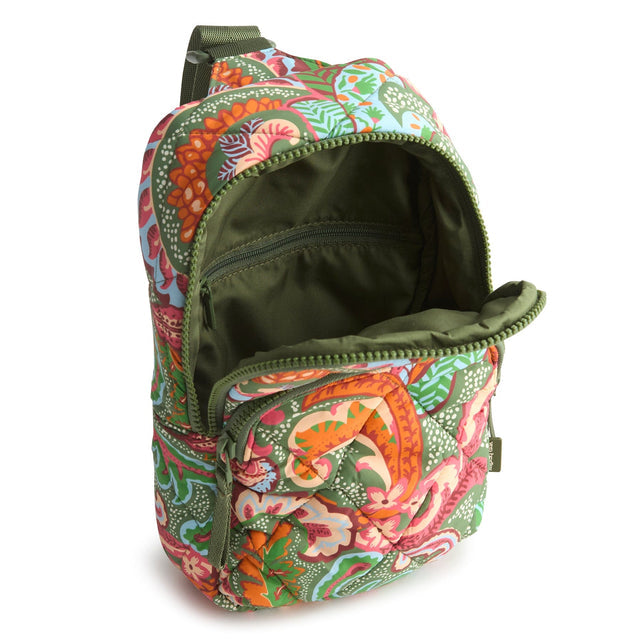 Small Lorman Sling Backpack Leaf Me Not Paisley - Raymond's Hallmark