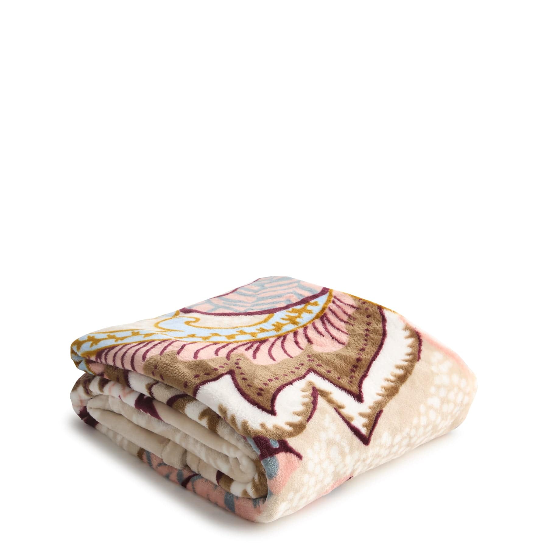Plush Throw Blanket Don’t Leaf Me Paisley - Raymond's Hallmark