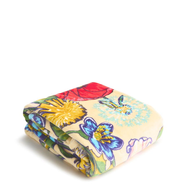 Plush Throw Blanket All the Pretty Wildflowers - Raymond's Hallmark