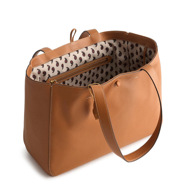 Small Hathaway Tote Roasted Pecan - Raymond's Hallmark