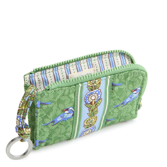 Zip Card Pouch Green Birds - Raymond's Hallmark