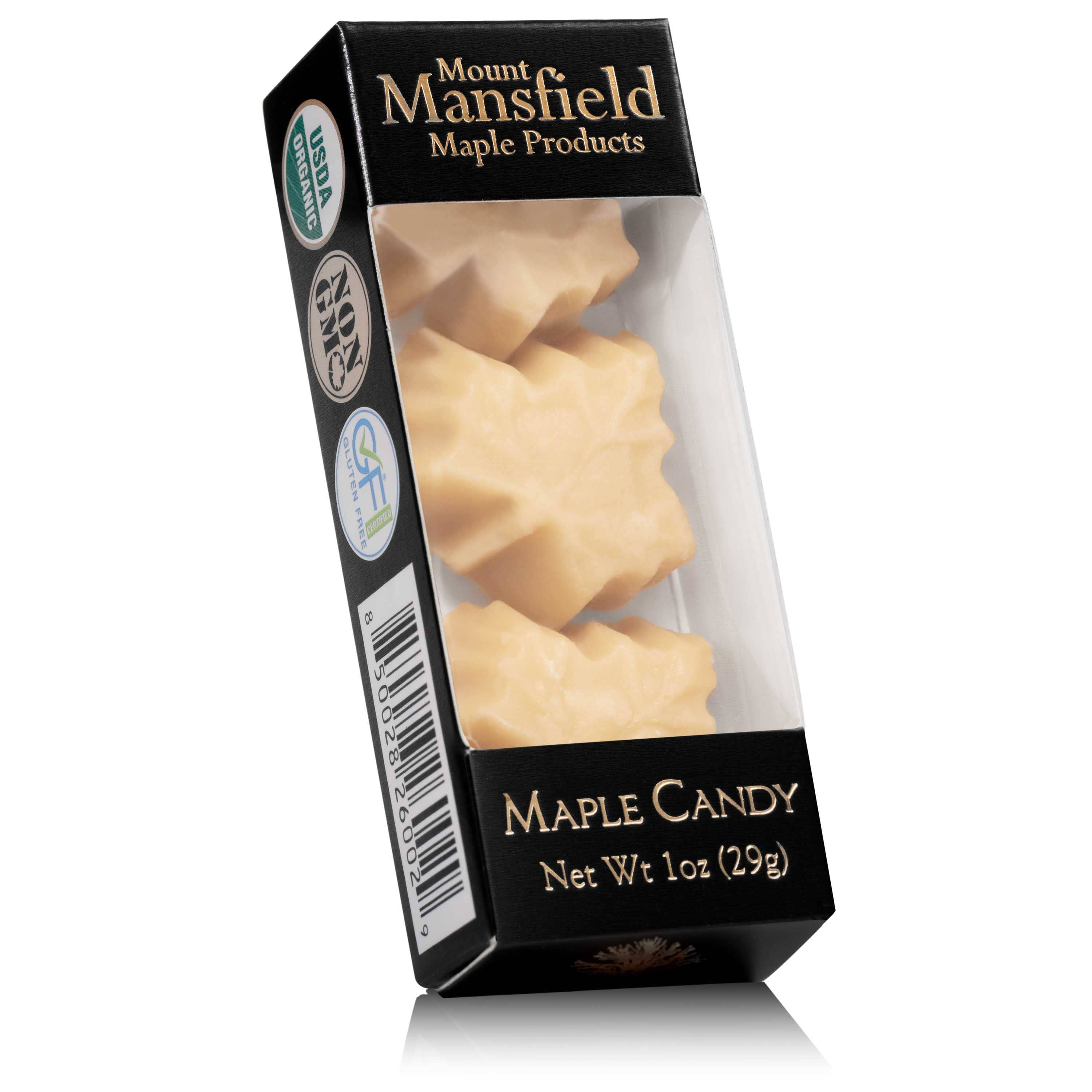 3 Leaf Organic Pure Vermont Maple Candy box - Raymond's Hallmark