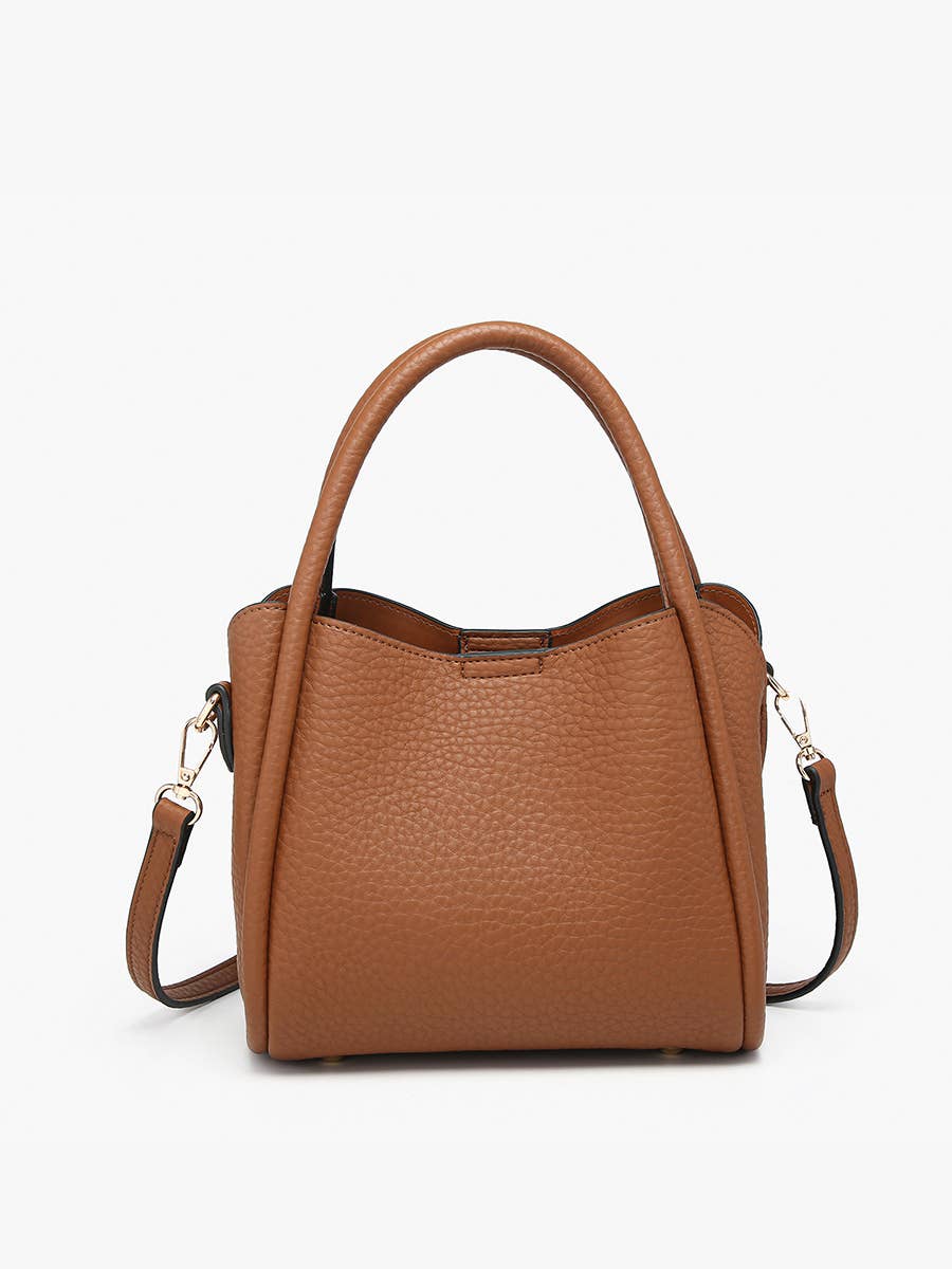 M2533 Ruby 3-Compartment Satchel w/ Dual Handles - Raymond's Hallmark