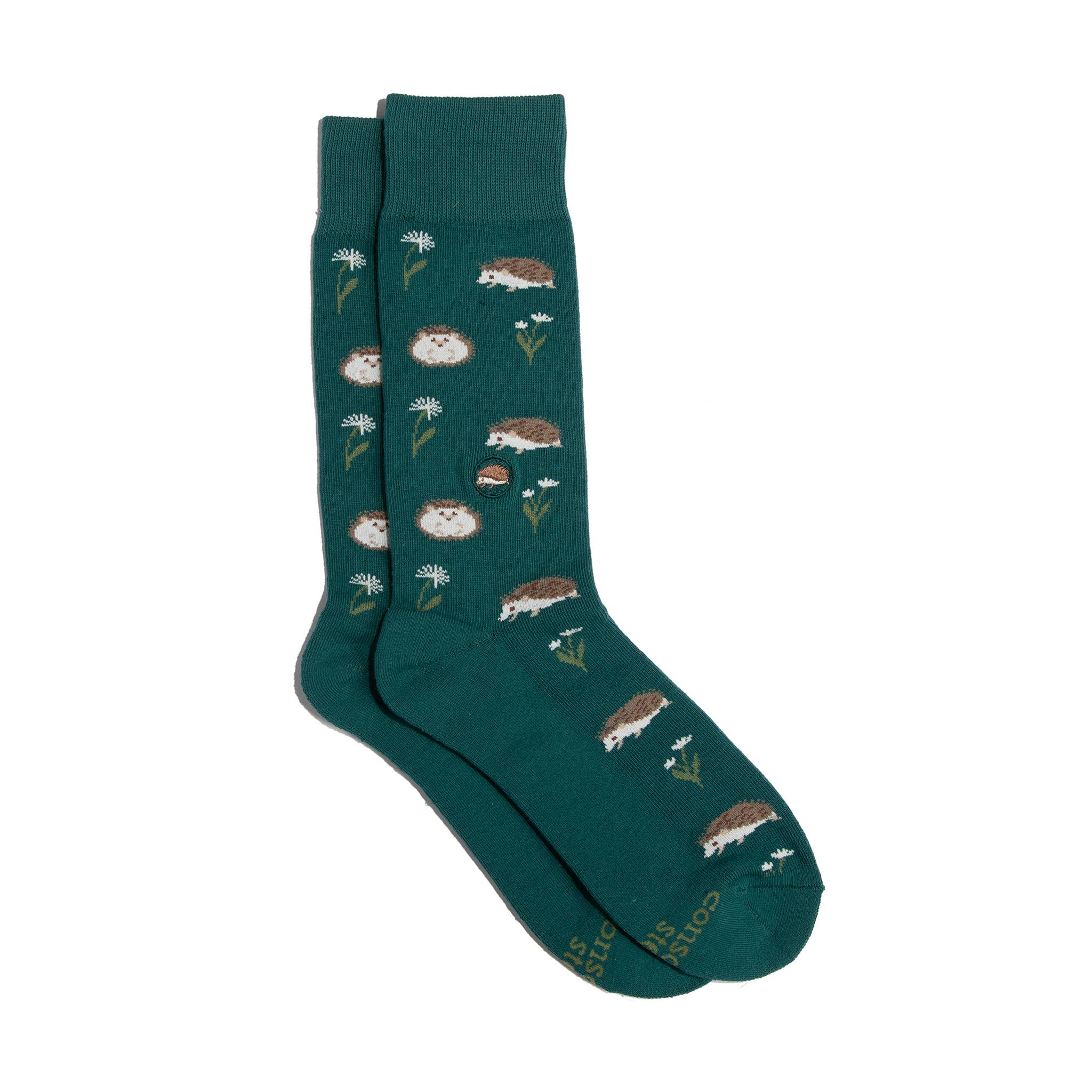 Socks that Protect Pollinators (Green Hedgehogs) - Raymond's Hallmark