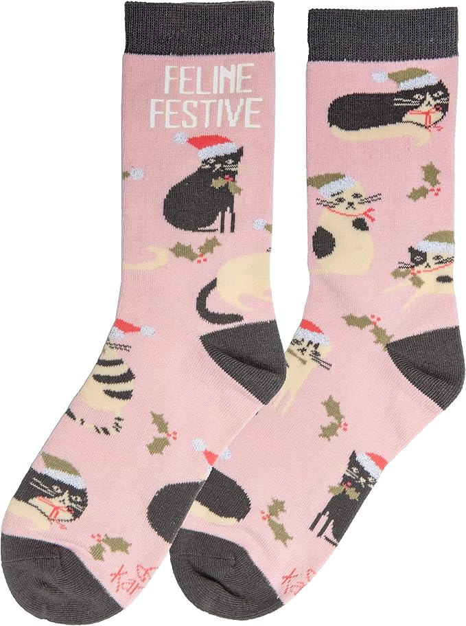 Karma Socks Feline Festive - Raymond's Hallmark