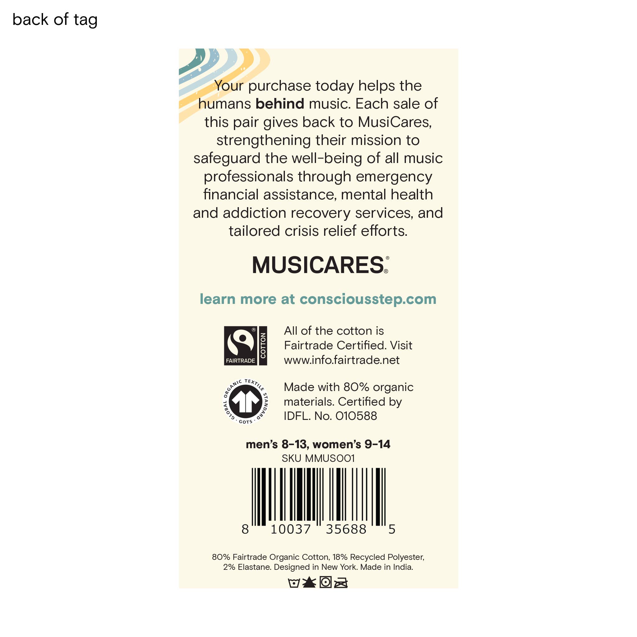Socks that Support Music (Gray Music Notes) - Raymond's Hallmark