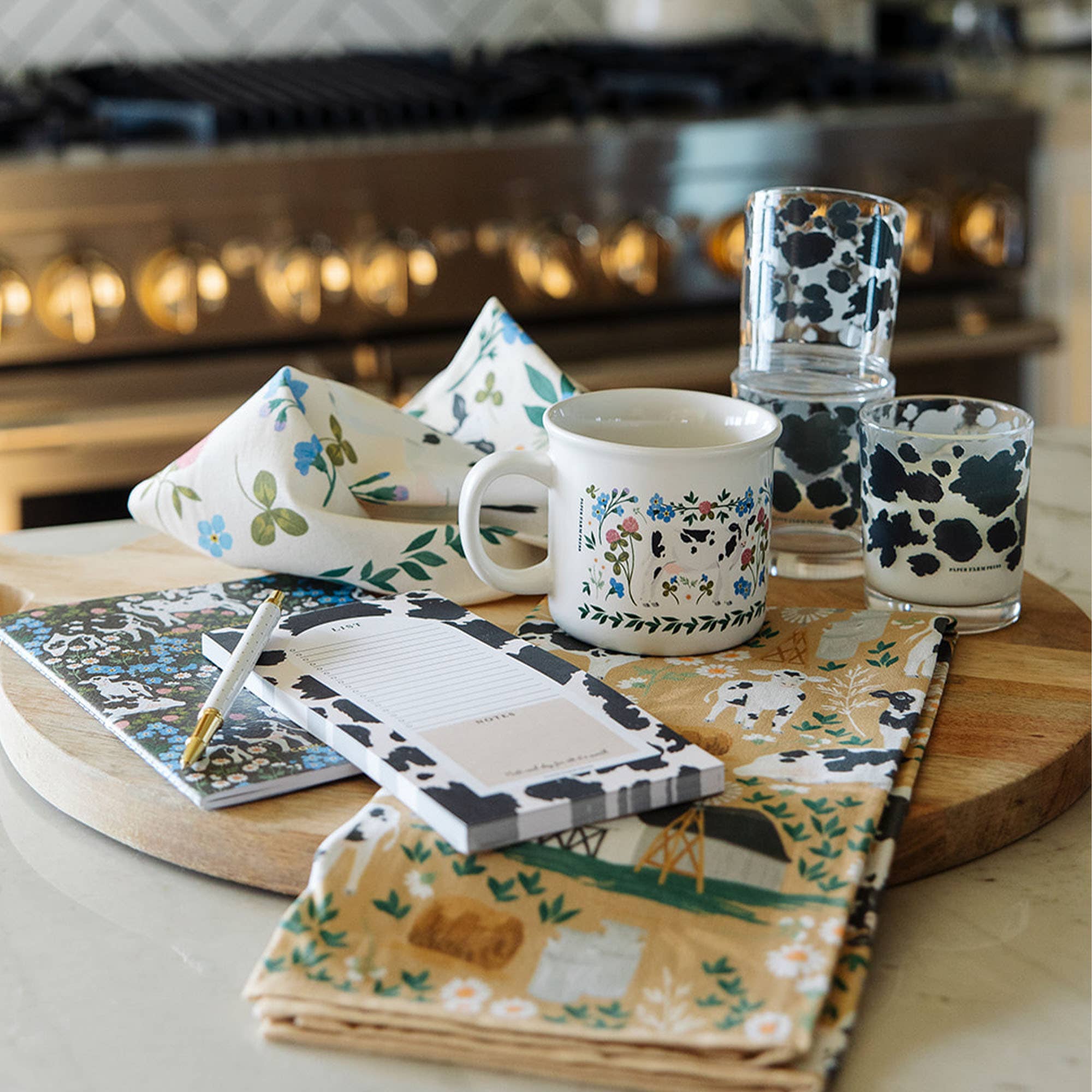 Milk Cows Folk Floral Mug - Raymond's Hallmark