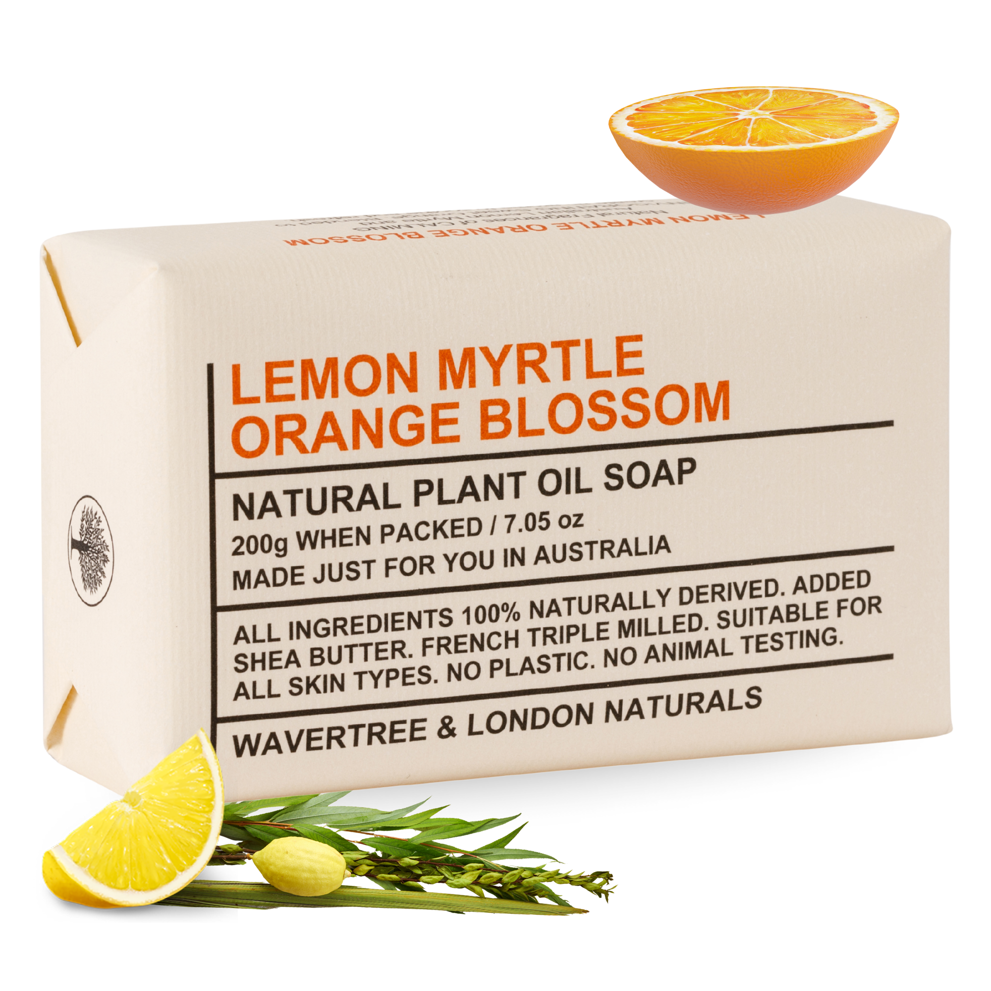 Lemon Myrtle Orange Blossom Soap