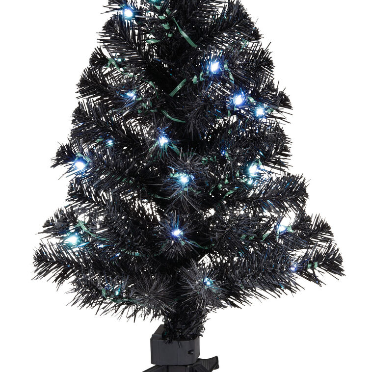 Mini ShowToppers Black Christmas Tree With Light, 17" - Raymond's Hallmark