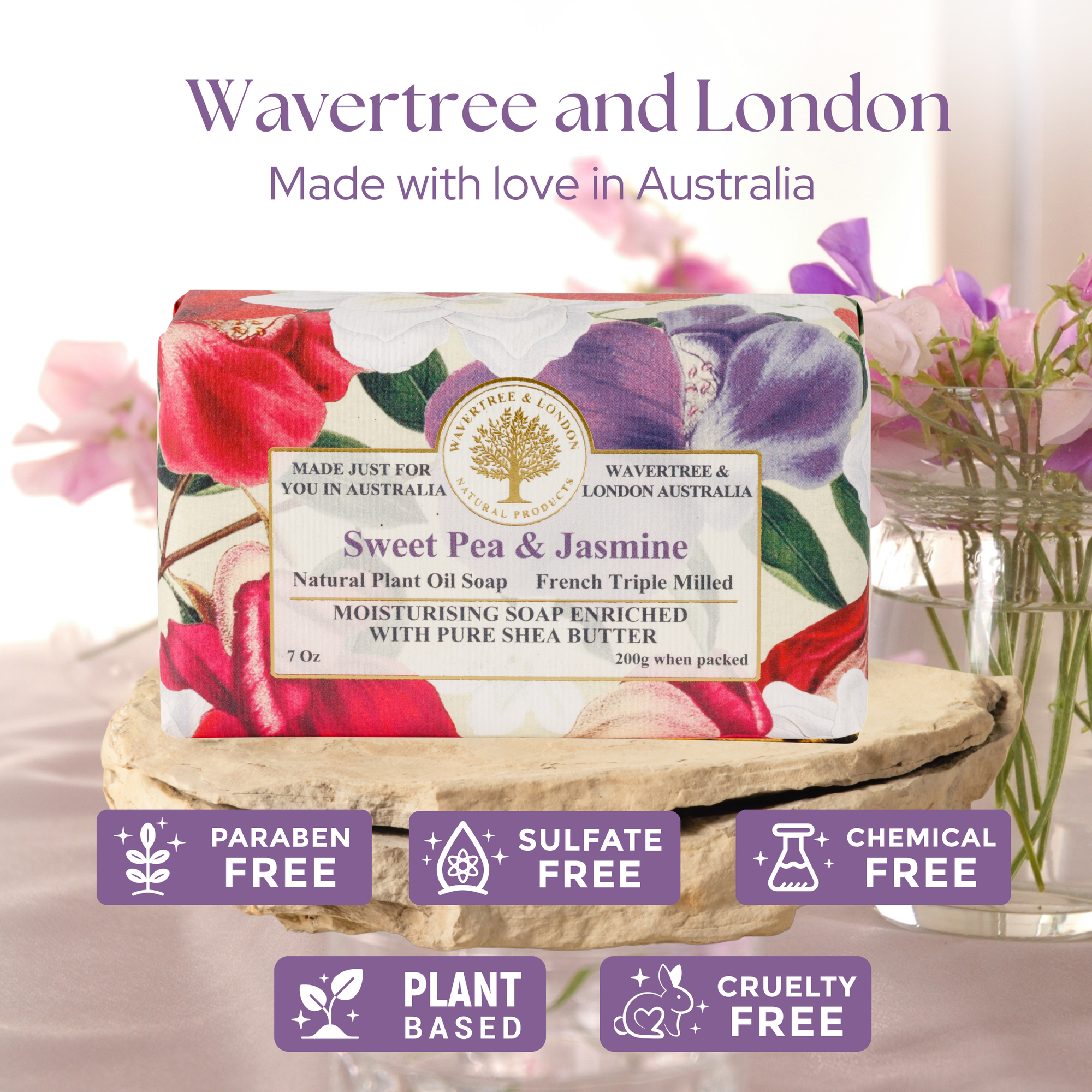 Sweetpea & Jasmine Soap