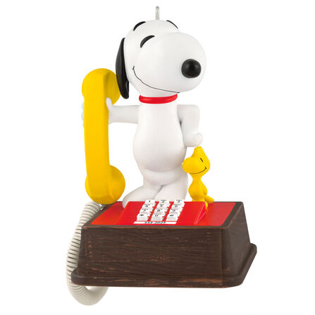 Peanuts® 75th Anniversary Hello, Snoopy! Ornament With Sound - Raymond's Hallmark