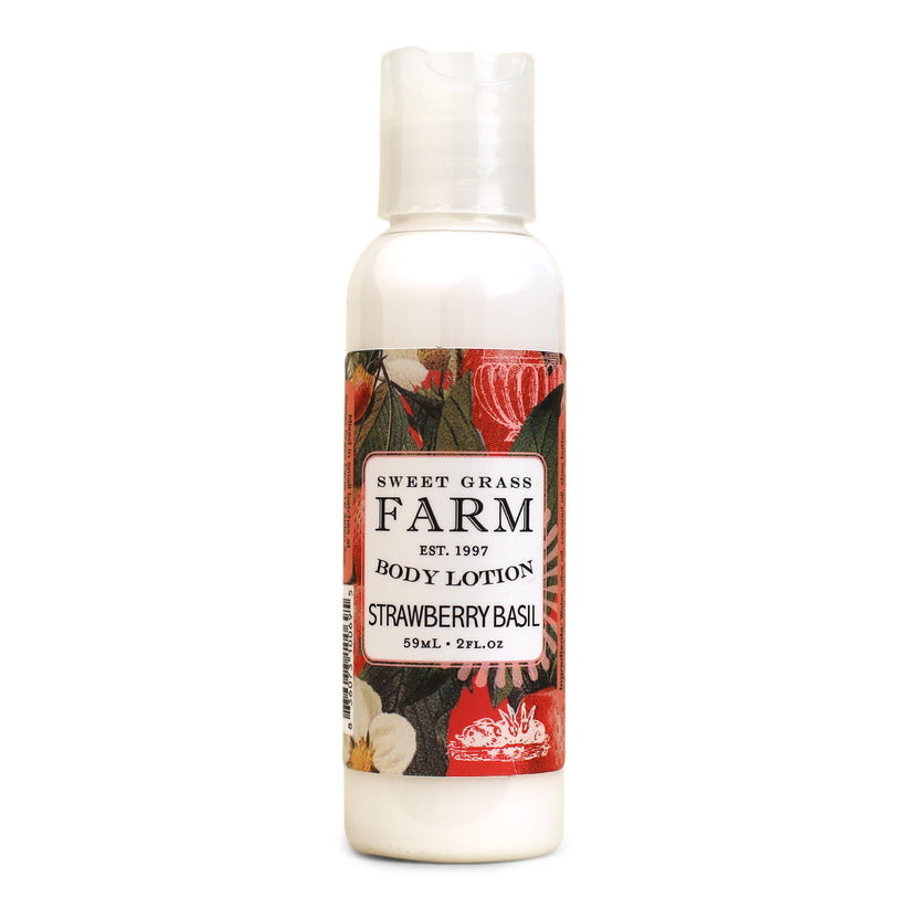 Meadow Strawberry Basil 2oz Mini Lotion - Raymond's Hallmark