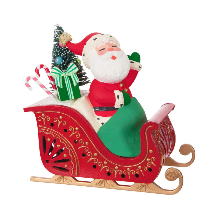 Vintage Santa Showstoppers Tree Topper - Raymond's Hallmark