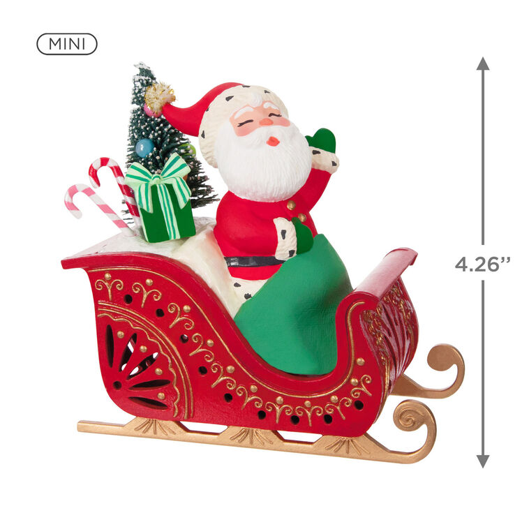 Vintage Santa Showstoppers Tree Topper - Raymond's Hallmark