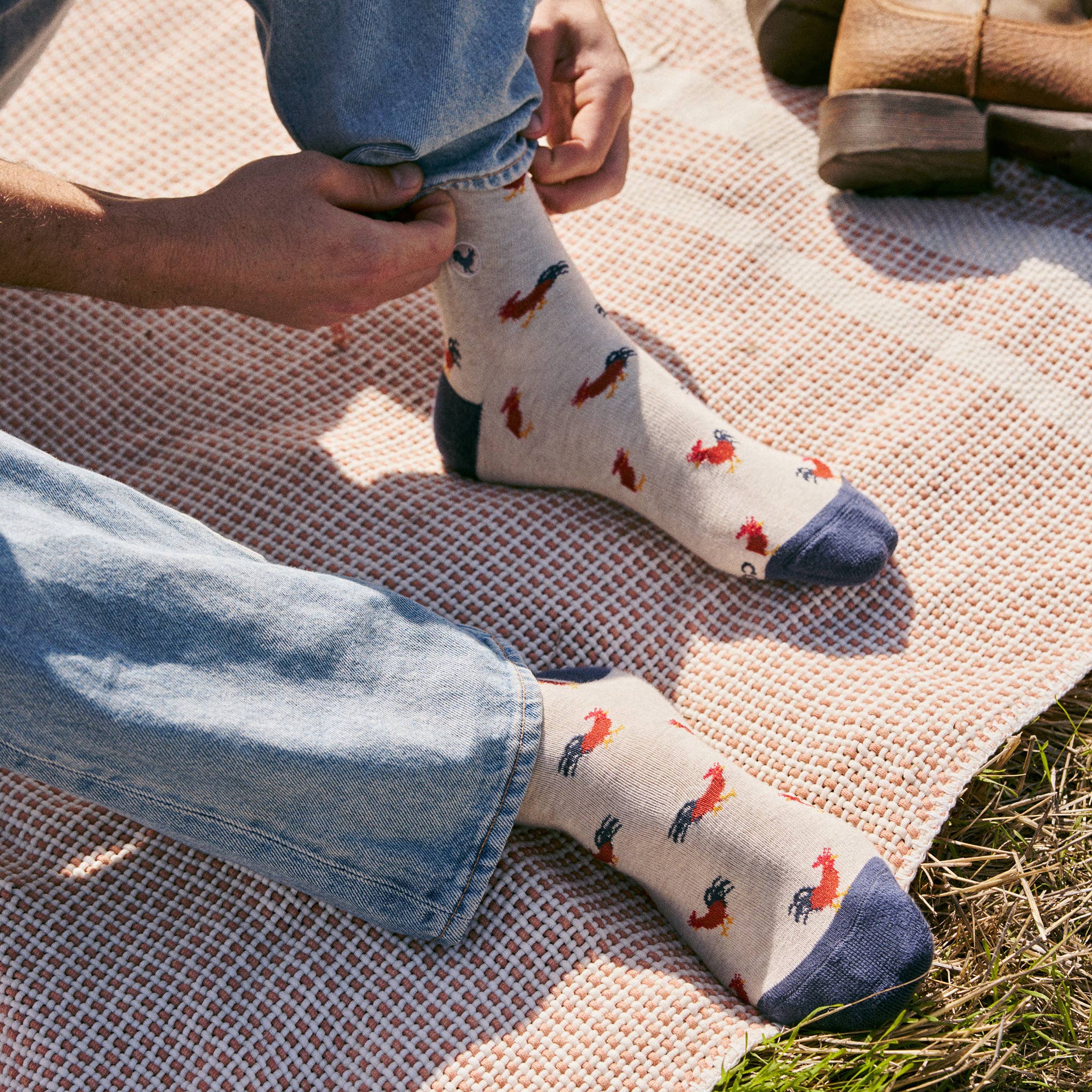 Socks that Save Roosters - Raymond's Hallmark