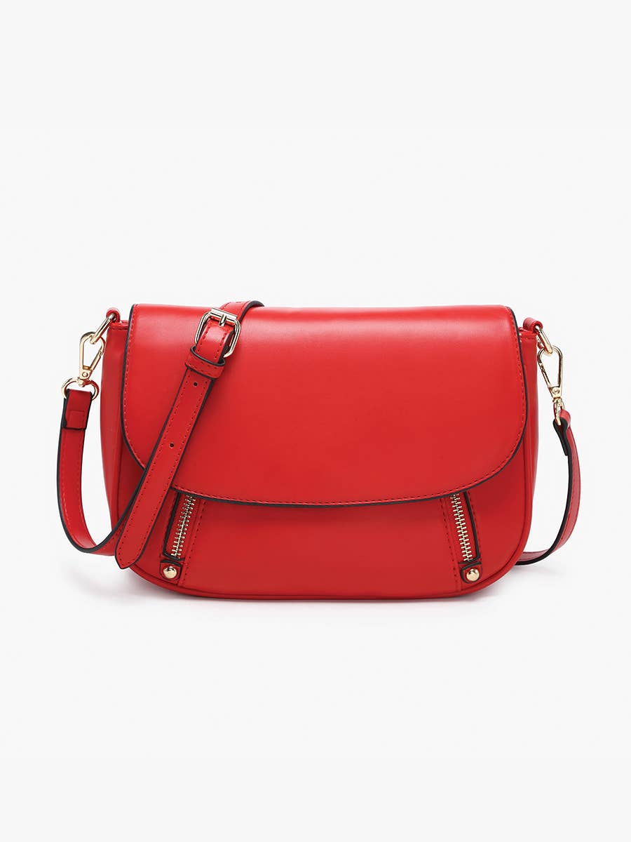 M2628 Lindsay Dual Zip Flapover Crossbody - Raymond's Hallmark