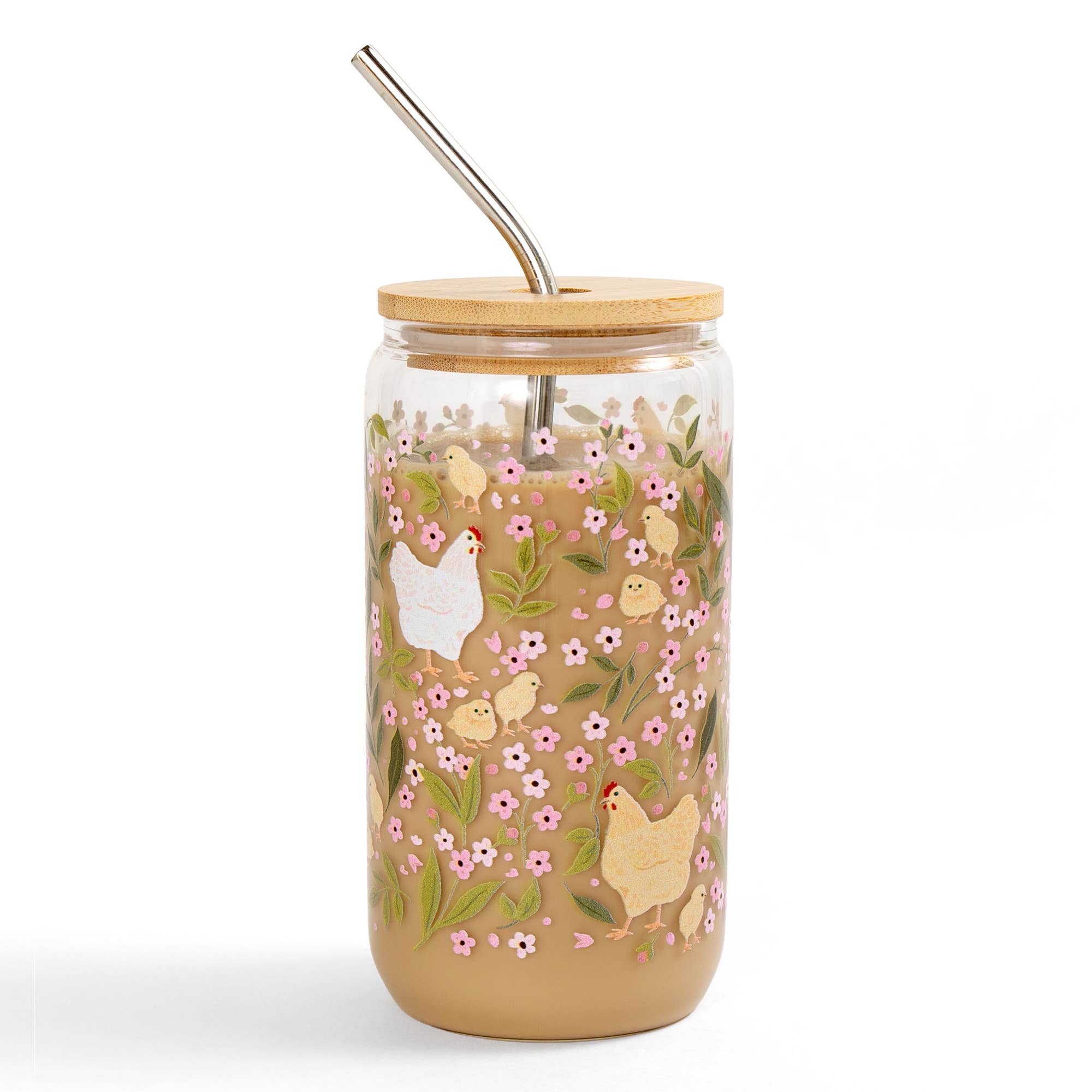 Chicken Fields Glass Can - Raymond's Hallmark