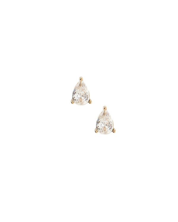Screwback Stud Earrings-Paige Pear - Raymond's Hallmark
