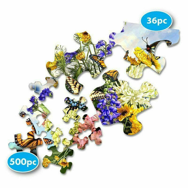 Butterfly Blossom -  36 Piece Jigsaw Puzzle - Raymond's Hallmark