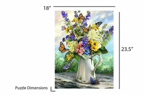 Butterfly Blossom -  36 Piece Jigsaw Puzzle - Raymond's Hallmark