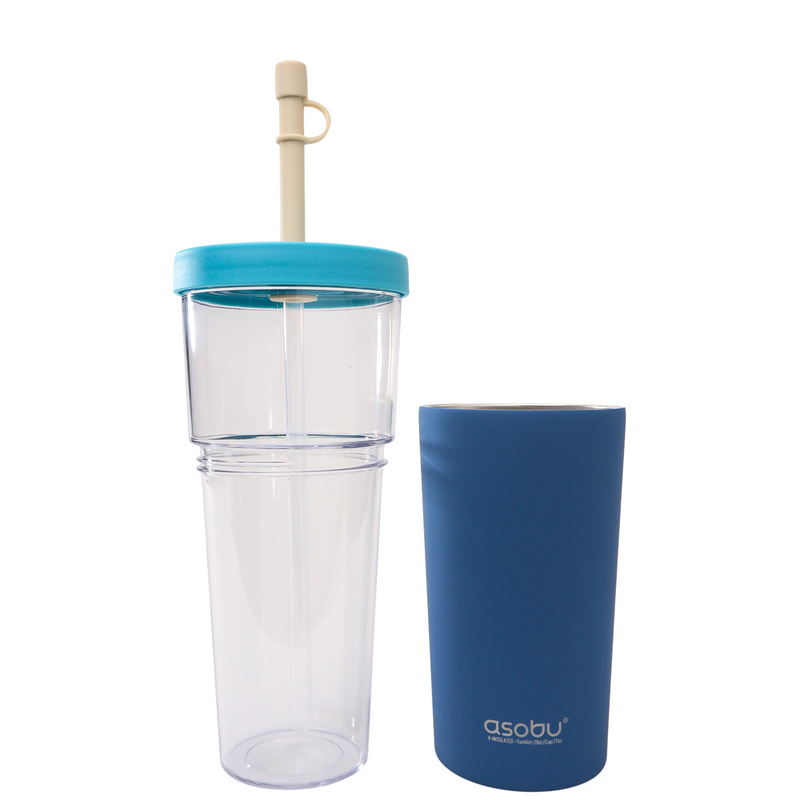 See-Through Straw Tumbler w/Detachable Insulated Mug Limited edition Pastel Blue - Raymond's Hallmark