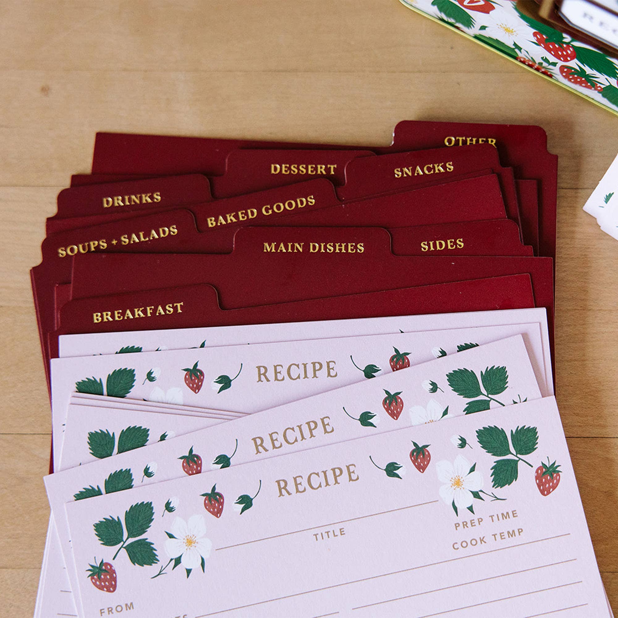 Strawberry Patch Recipe Card Set - Raymond's Hallmark