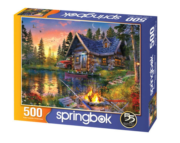 Sun Kissed Cabin 500 Piece Jigsaw Puzzle - Raymond's Hallmark