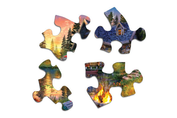 Sun Kissed Cabin 500 Piece Jigsaw Puzzle - Raymond's Hallmark