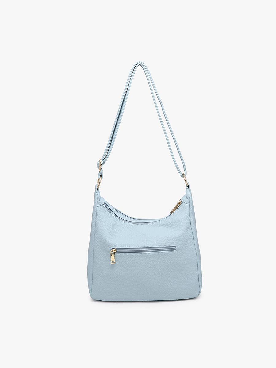 M2798 Lillian Dual Zip Compartment Crossbody w/ Front Diagonal Pockets - Raymond's Hallmark