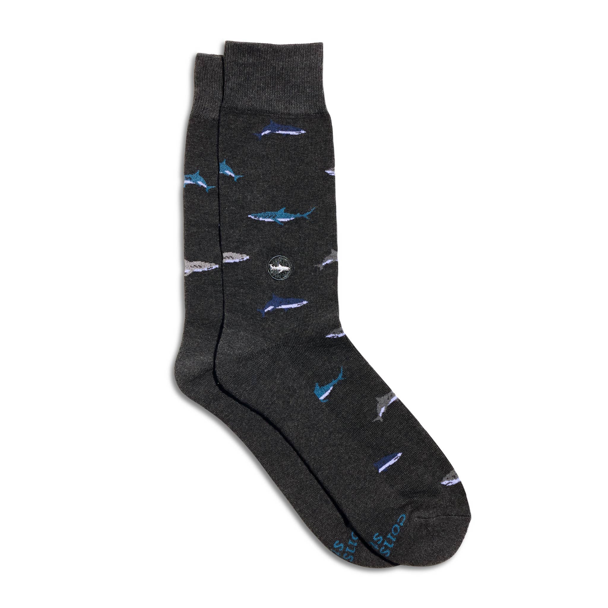 Socks that Protect Sharks (Gray Sharks) - Raymond's Hallmark