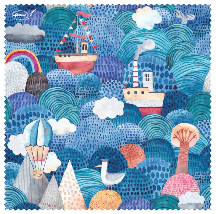 Seascape   Smart Cloth - Raymond's Hallmark