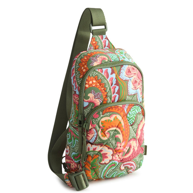 Small Lorman Sling Backpack Leaf Me Not Paisley - Raymond's Hallmark