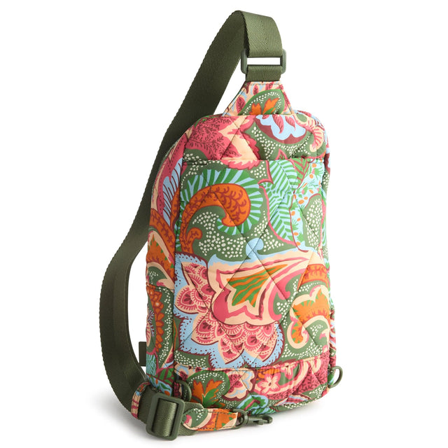 Small Lorman Sling Backpack Leaf Me Not Paisley - Raymond's Hallmark