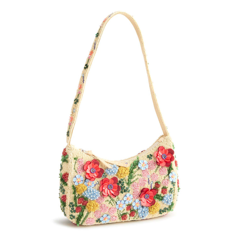 Mini Roxbury Crescent Shoulder Bag All the Pretty Wildflowers - Raymond's Hallmark