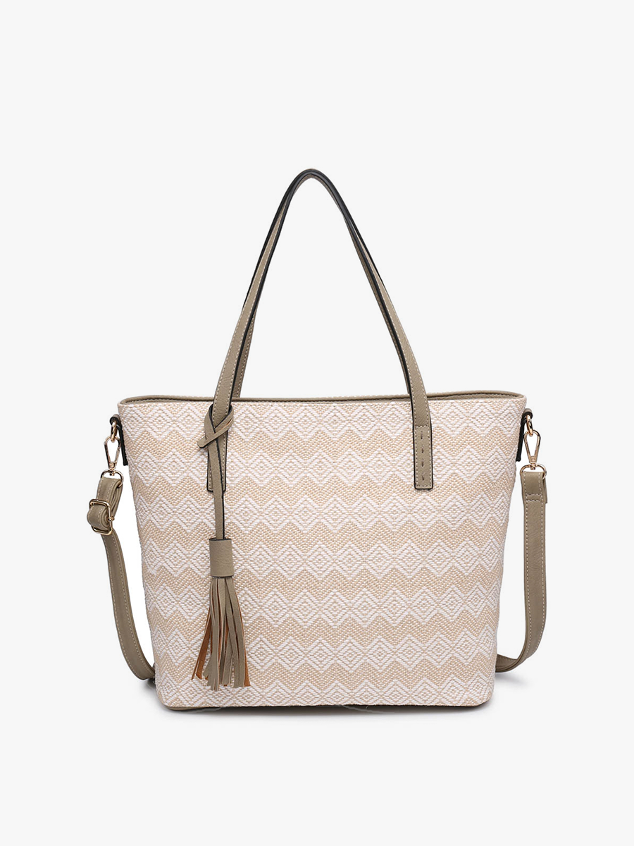 M1921 August 2 Tone Natural Women's Tote Bag - Raymond's Hallmark