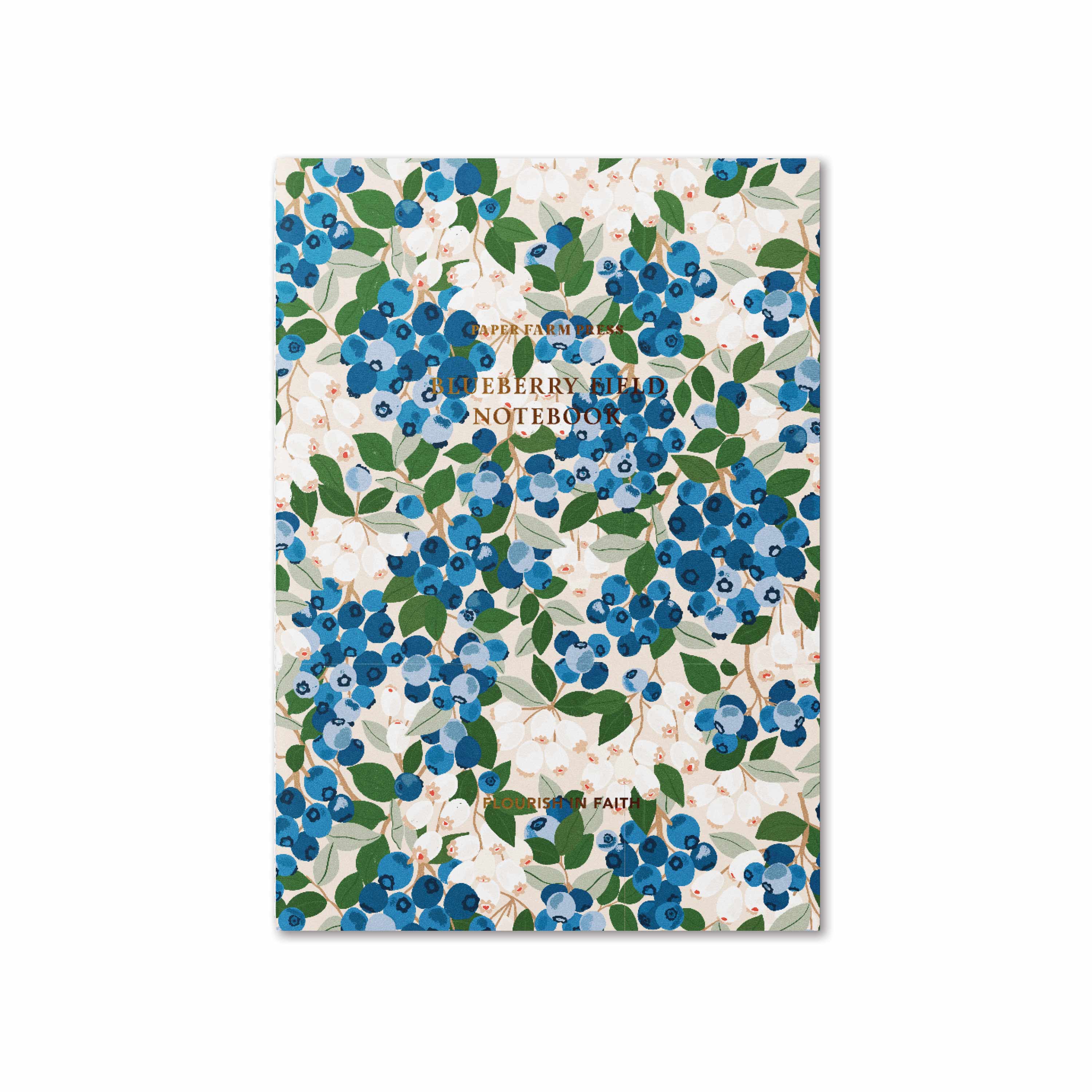 Blueberry Field Stitched Notebook - Raymond's Hallmark