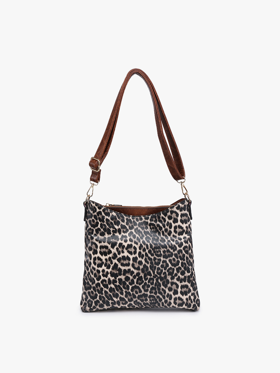 M1765 Emma 3 Compartment Crossbody w/ Snap Closure - Raymond's Hallmark