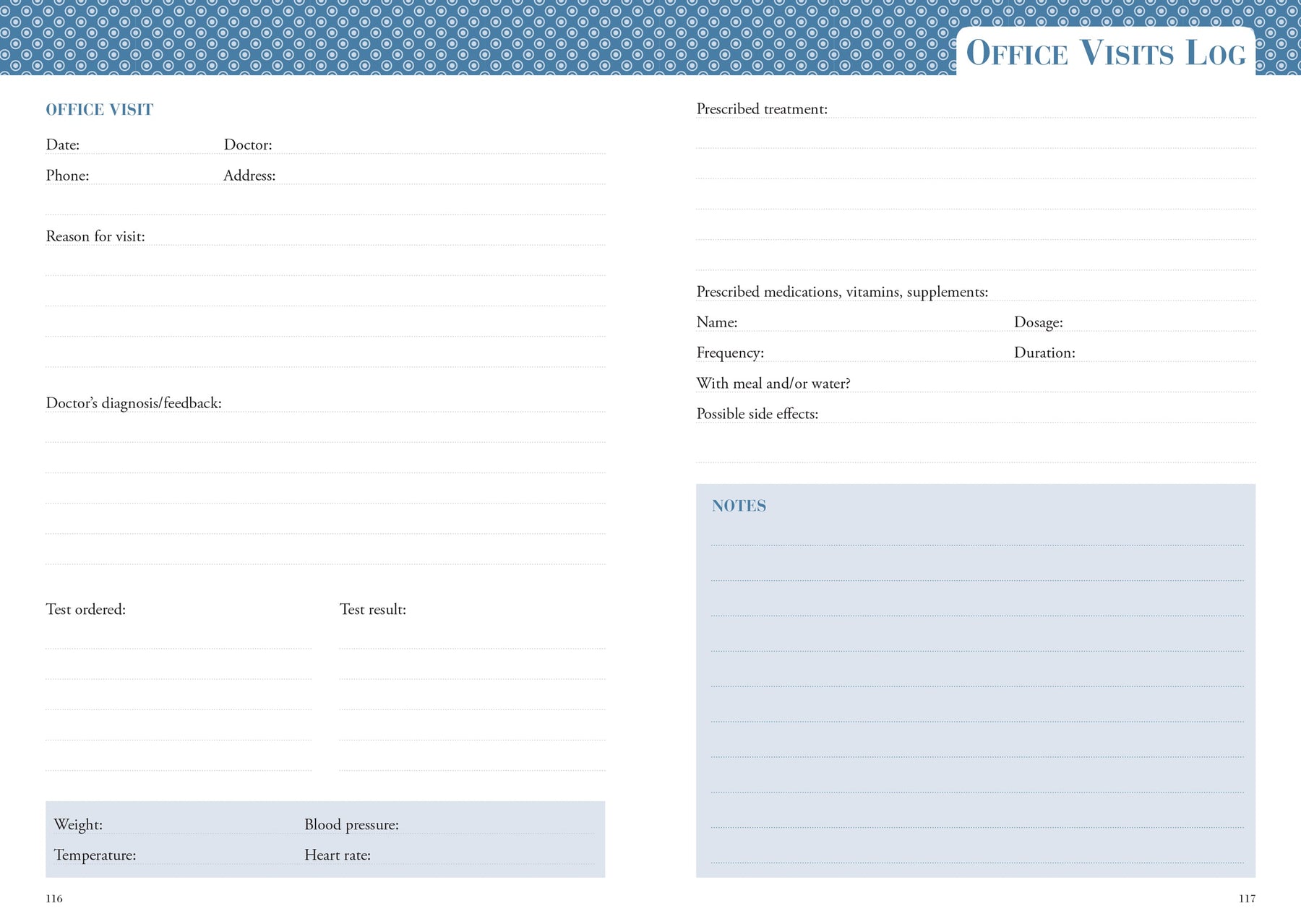 My Personal Health Record Keeper - Raymond's Hallmark