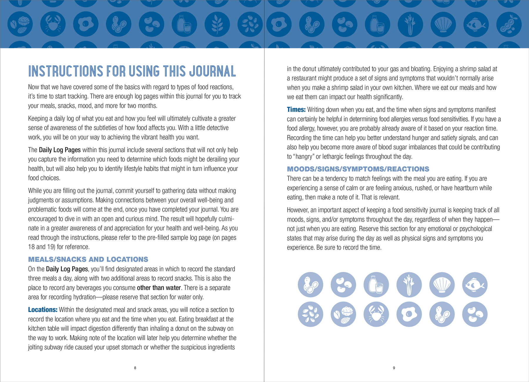 Food Sensitivity Journal - Raymond's Hallmark
