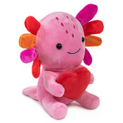 Axolotl With Heart Plush - Raymond's Hallmark