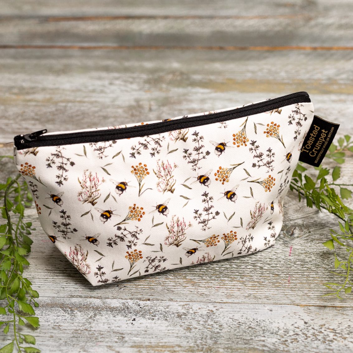 Bee & Honeysuckle Pure Makeup Bag - Raymond's Hallmark