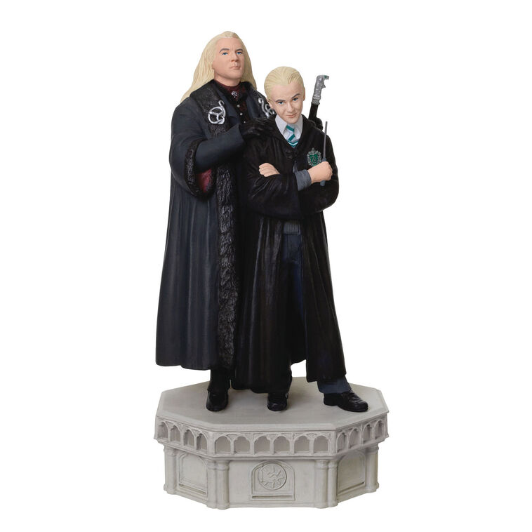 Lucius and Draco Malfoy™ Ornament With Light and Sound - Raymond's Hallmark