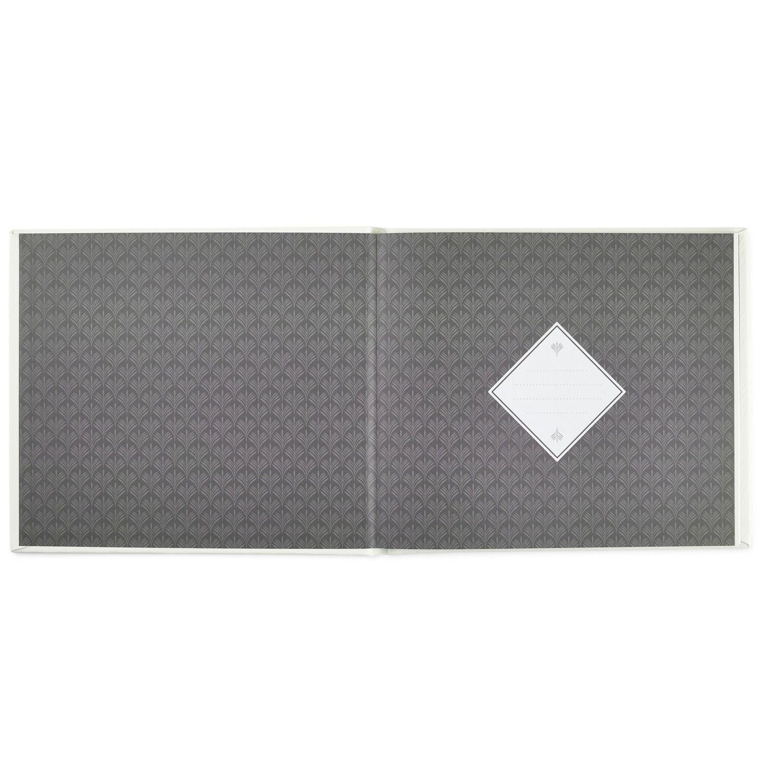 Guest Book White Faux Leather - Raymond's Hallmark