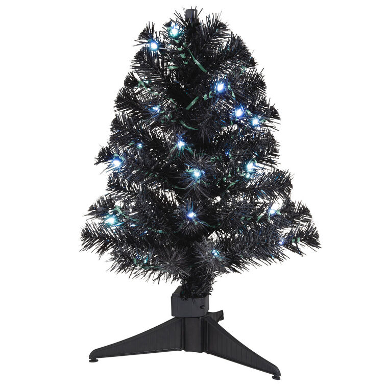 Mini ShowToppers Black Christmas Tree With Light, 17" - Raymond's Hallmark
