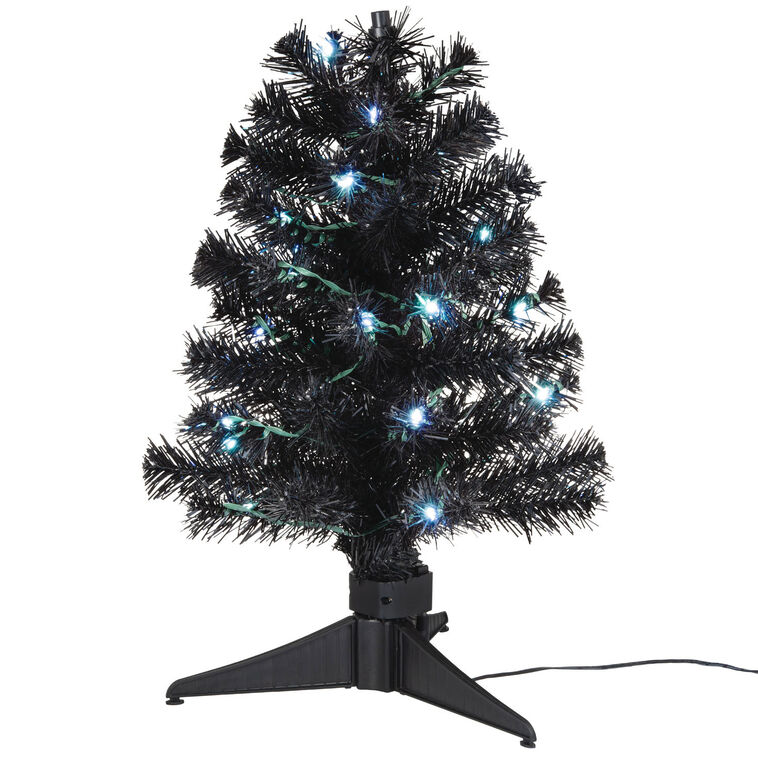 Mini ShowToppers Black Christmas Tree With Light, 17" - Raymond's Hallmark