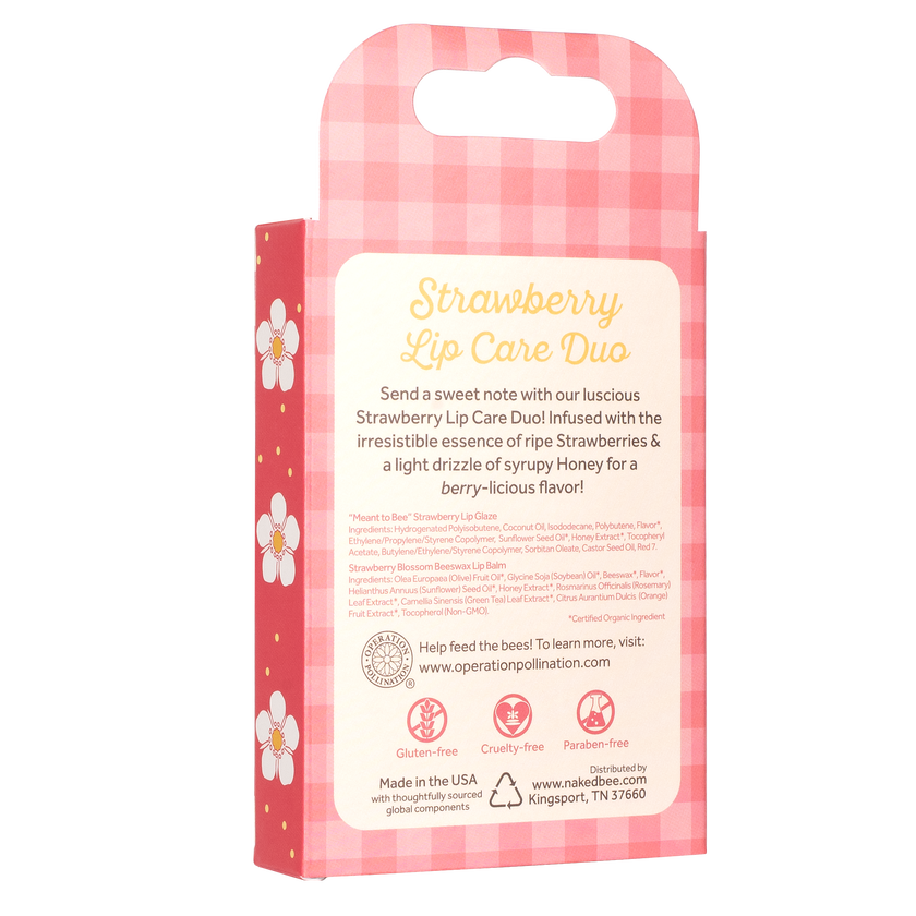 Strawberry Lip Care Duo Gift Set - Raymond's Hallmark